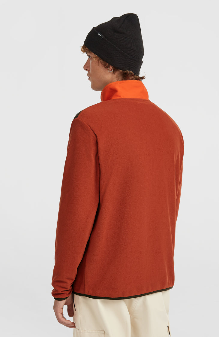 FWC'Cruz Triple Polartec® fleecetrui | Coffee Bean Colour Block