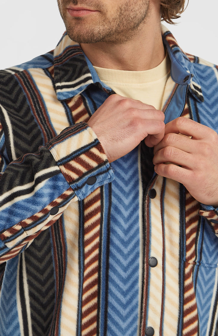O'Riginals Superfleece overhemd | Blue Vintage O'Neill Stripe