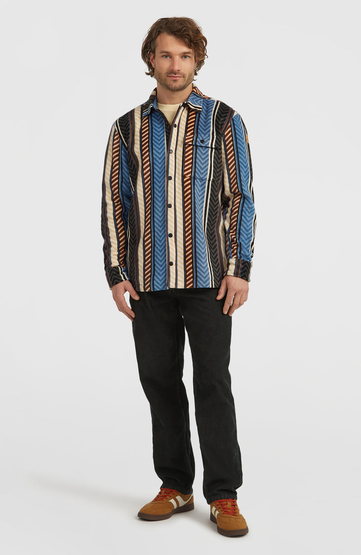 O'Riginals Superfleece overhemd | Blue Vintage O'Neill Stripe