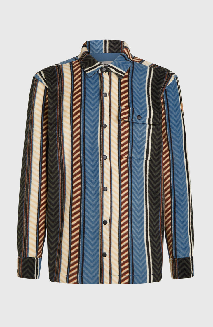 O'Riginals Superfleece overhemd | Blue Vintage O'Neill Stripe