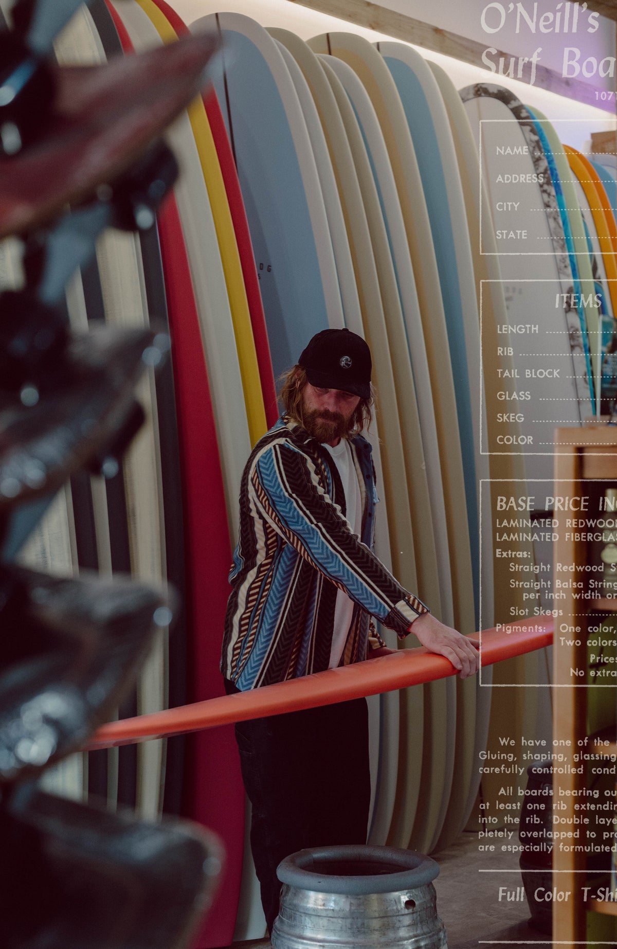 O'Riginals Superfleece overhemd | Blue Vintage O'Neill Stripe