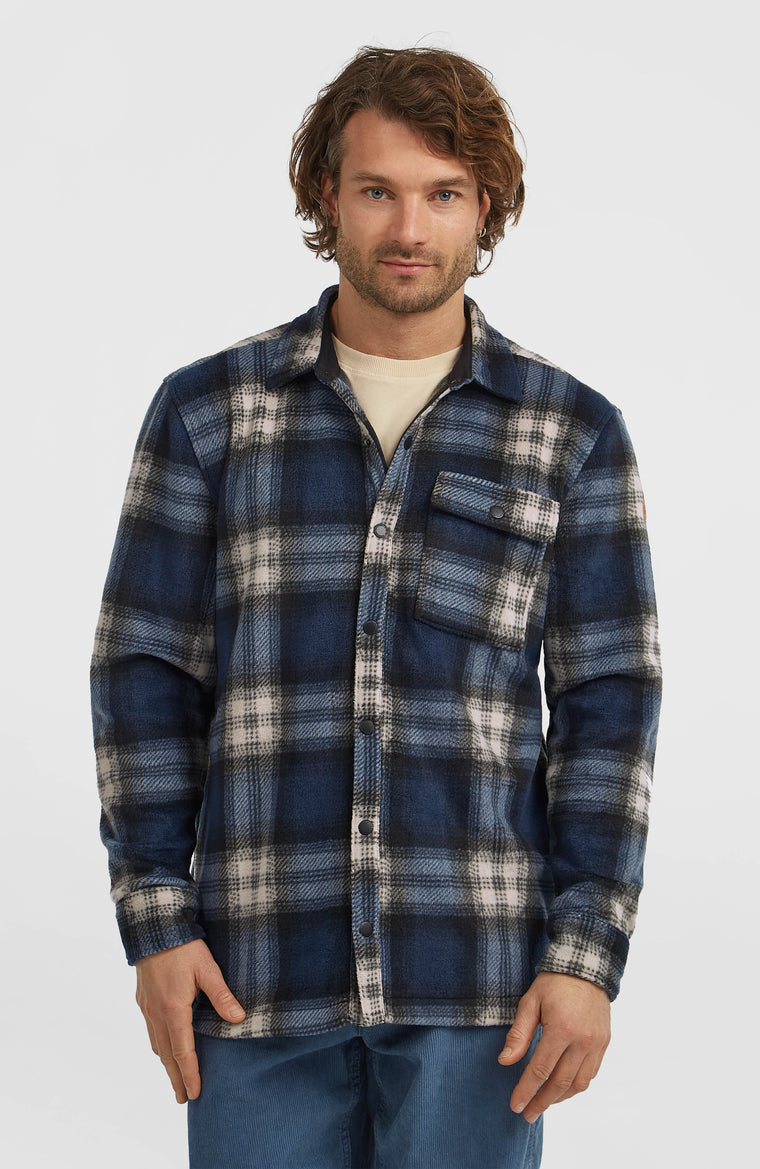 O'Riginals Superfleece overhemd | Mozart Blue Check O'Riginals Superfleece overhemd | Mozart Blue Check