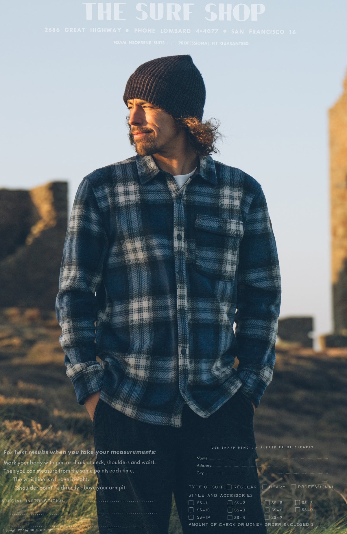 O'Riginals Superfleece overhemd | Mozart Blue Check