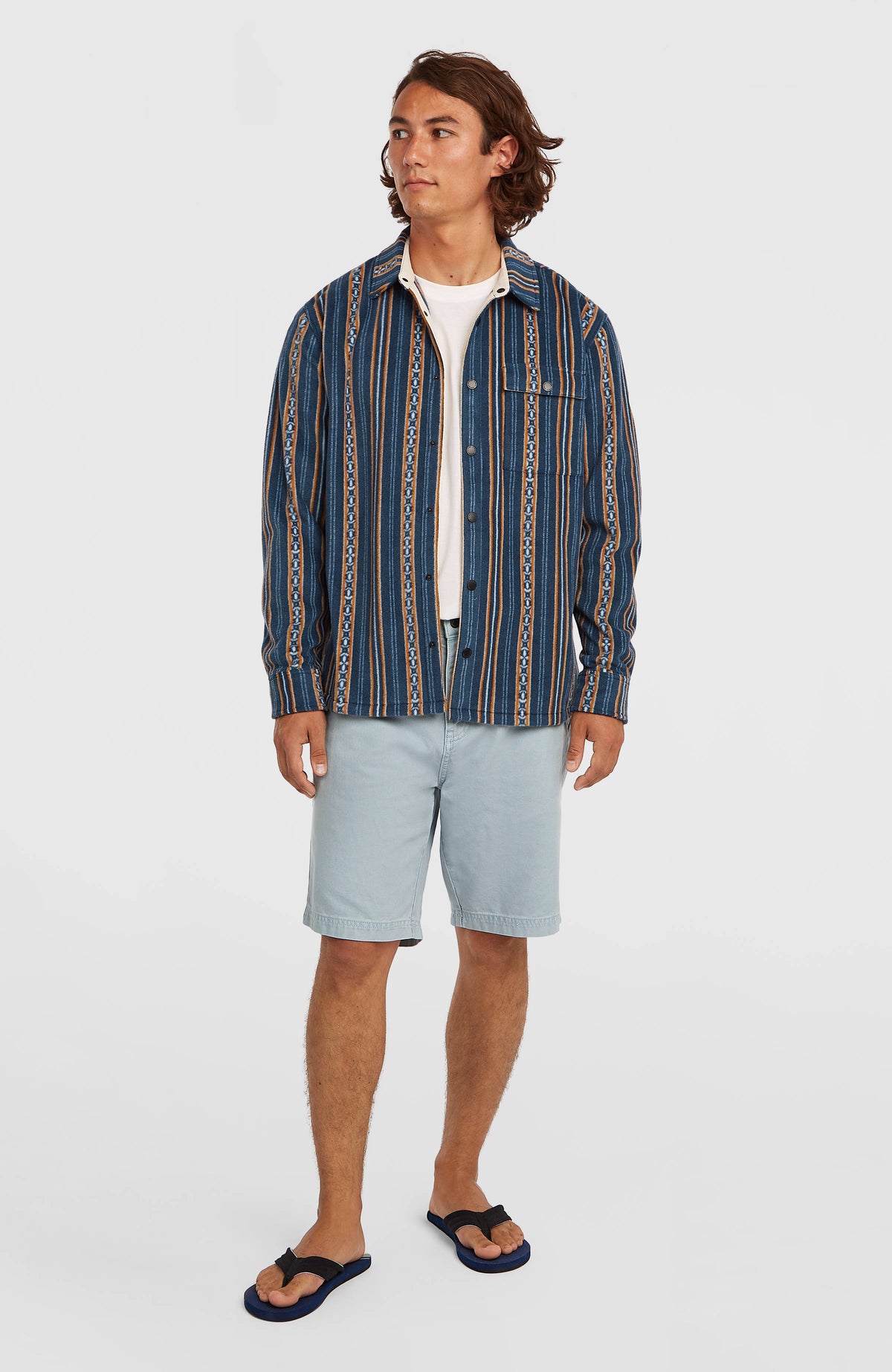 O'Riginals Superfleece overhemd | Blue Originals Jstripe
