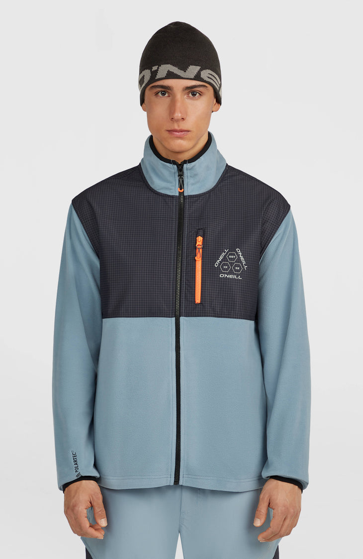 FWC'Peak Polartec® Hyperfleece vest met volledige rits | Murky Water Colour Block