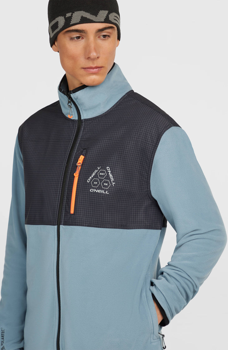 FWC'Peak Polartec® Hyperfleece vest met volledige rits | Murky Water Colour Block