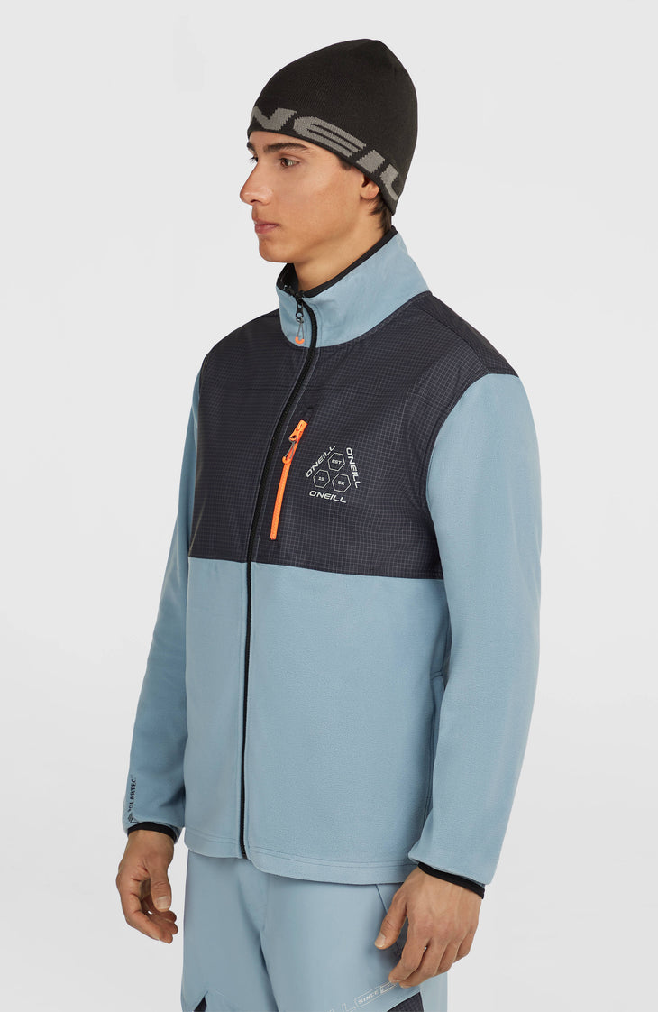 FWC'Peak Polartec® Hyperfleece vest met volledige rits | Murky Water Colour Block