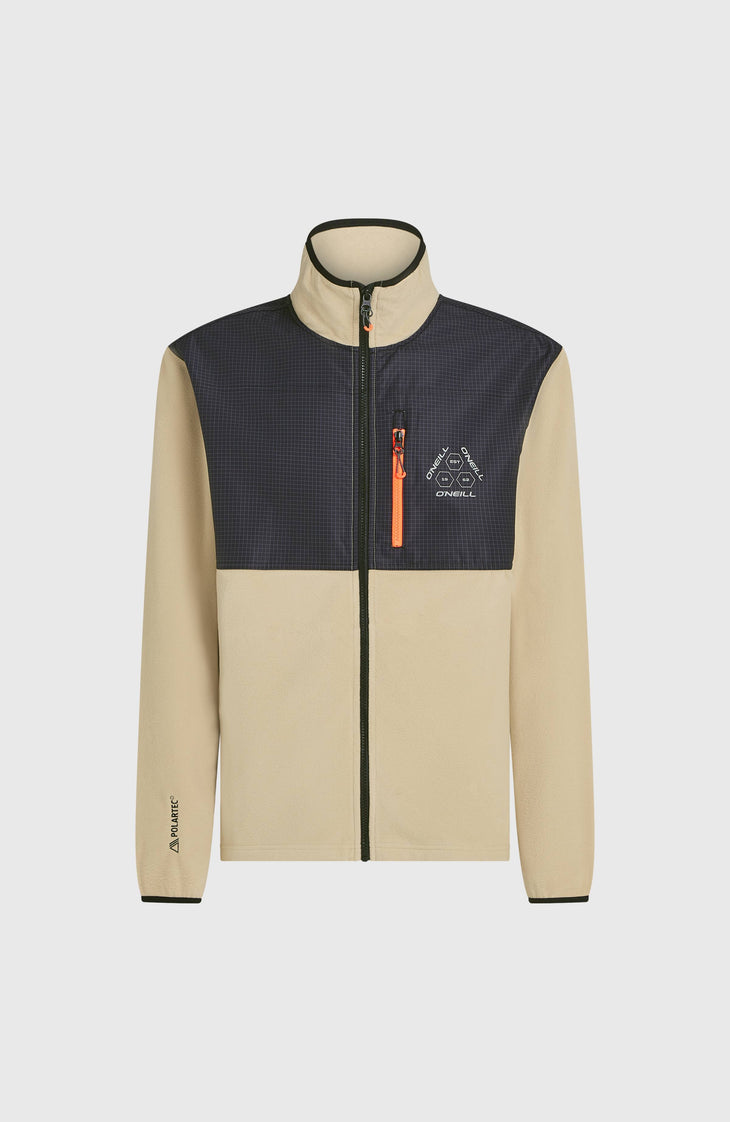 FWC'Peak Polartec® Hyperfleece vest met volledige rits | Olive Blush Colour Block