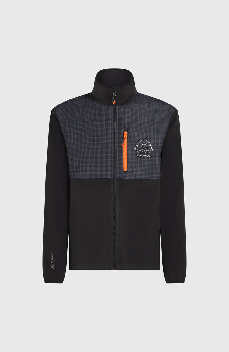 FWC'Peak Polartec® Hyperfleece vest met volledige rits | Black Out Colour Block