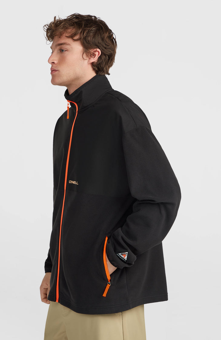 FWC'Play Polartec® Hyperfleece vest met volledige rits | Black Out