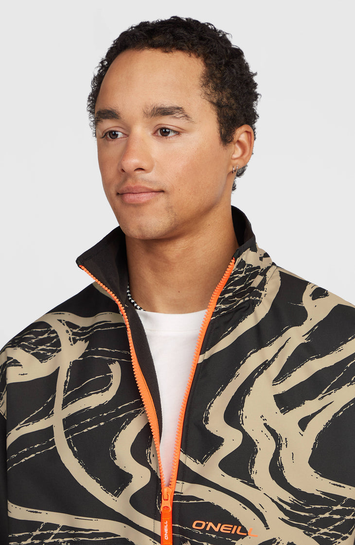 FWC'Play Polartec® Hyperfleece vest met volledige rits | Beige Snowtracks