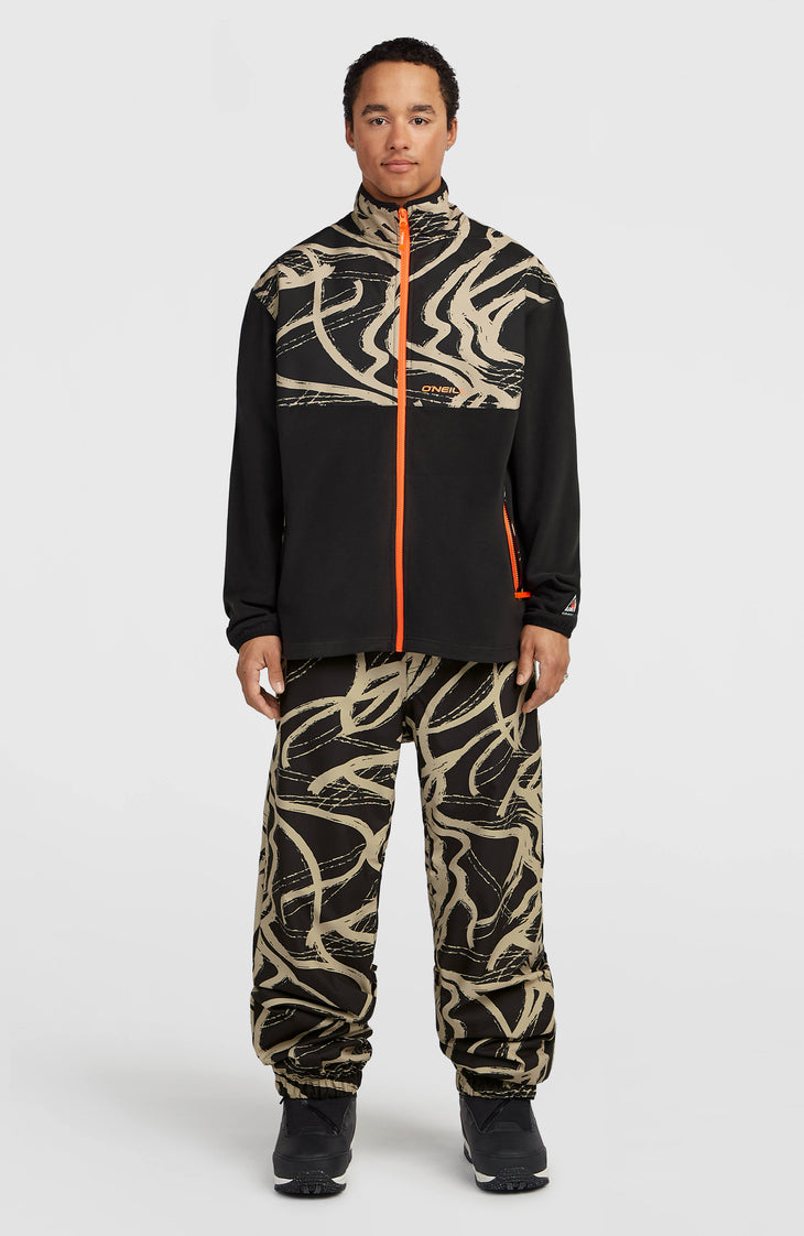 FWC'Play Polartec® Hyperfleece vest met volledige rits | Beige Snowtracks