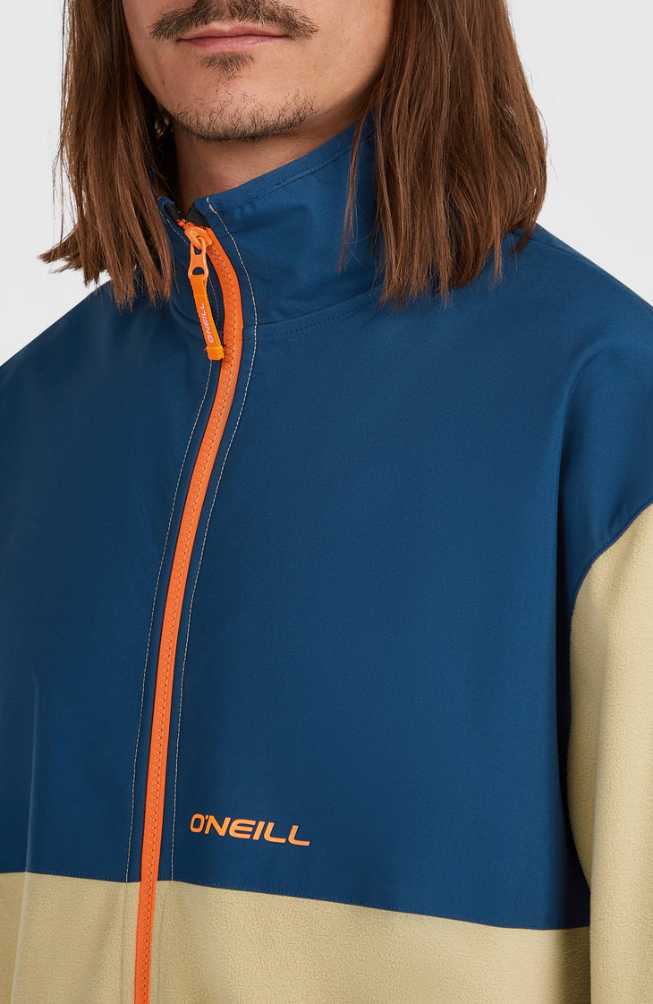 FWC'Play Polartec® Hyperfleece vest met volledige rits | Regal Blue Colour Block