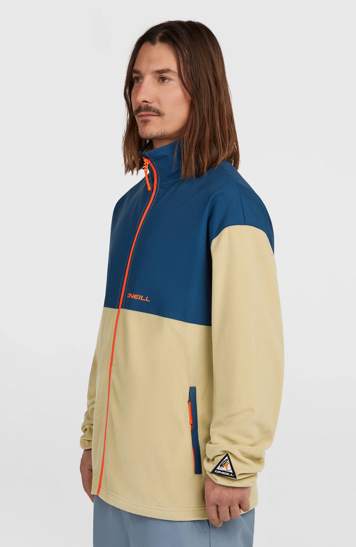 FWC'Play Polartec® Hyperfleece vest met volledige rits | Regal Blue Colour Block