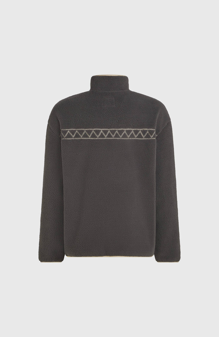 Trui O'Riginals Fleece met halve rits | Raven