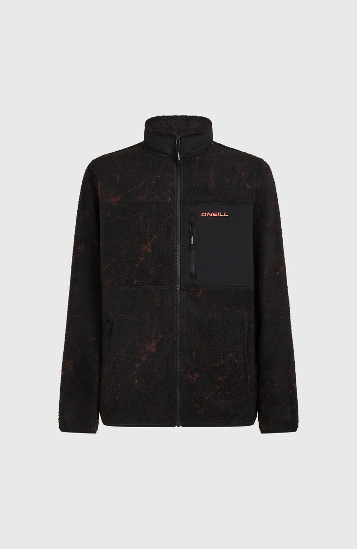 Must-Have High-Pile fleecevest met volledige rits | Black Basalt