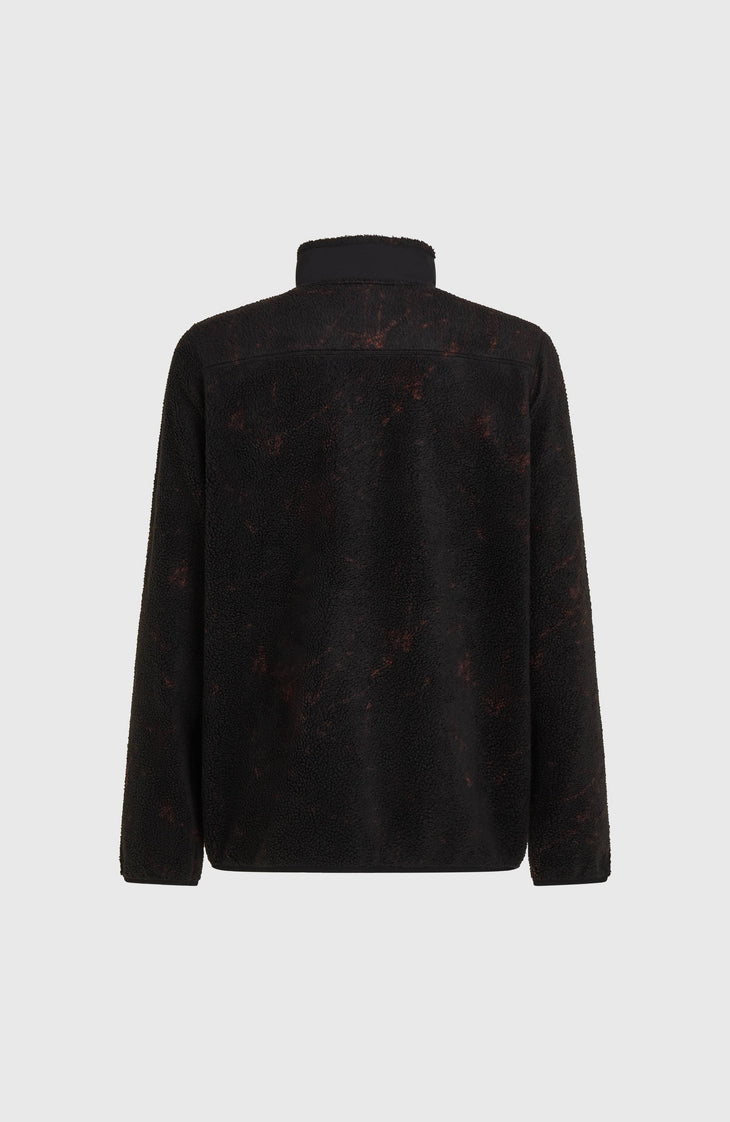 Must-Have High-Pile fleecevest met volledige rits | Black Basalt