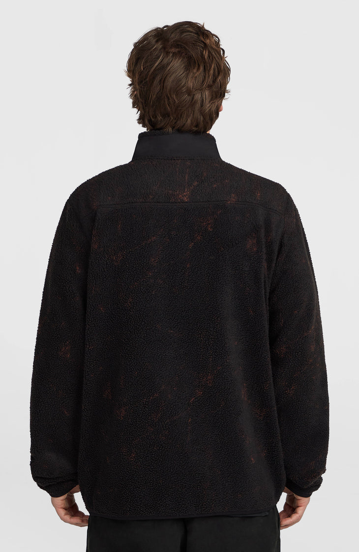 Must-Have High-Pile fleecevest met volledige rits | Black Basalt