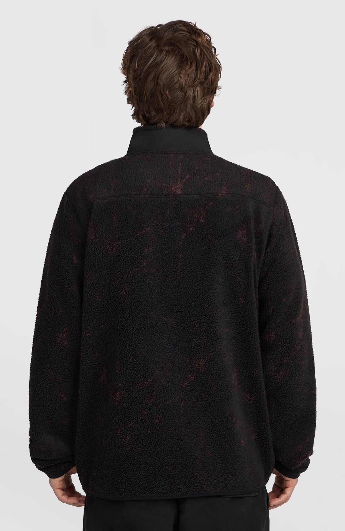 Must-Have High-Pile fleecevest met volledige rits | Black Basalt