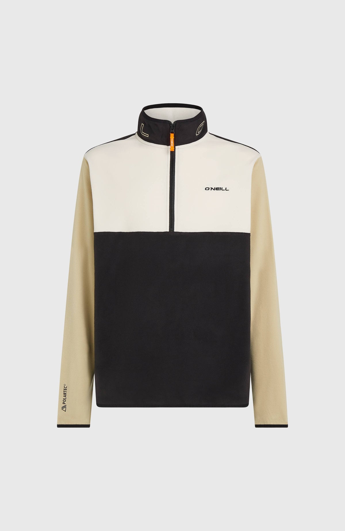 FWC'Cruz Triple Polartec® fleecetrui met halve rits | Linen White Colour Block