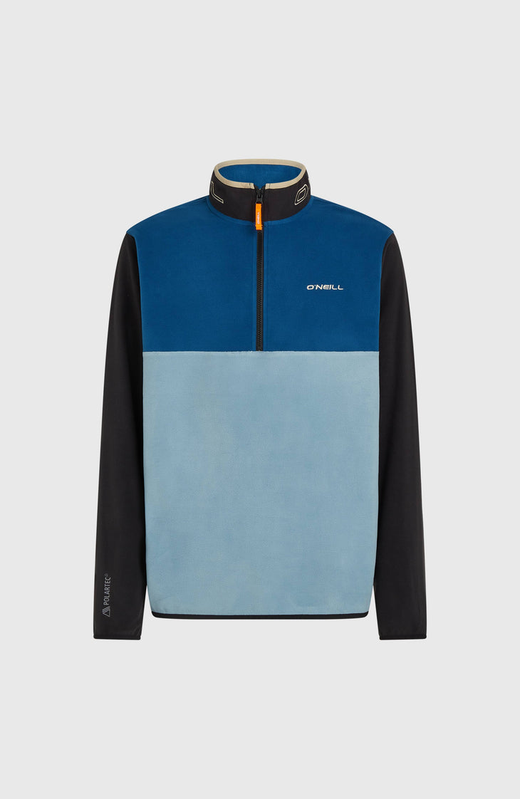 FWC'Cruz Triple Polartec® fleecetrui met halve rits | Regal Blue Colour Block