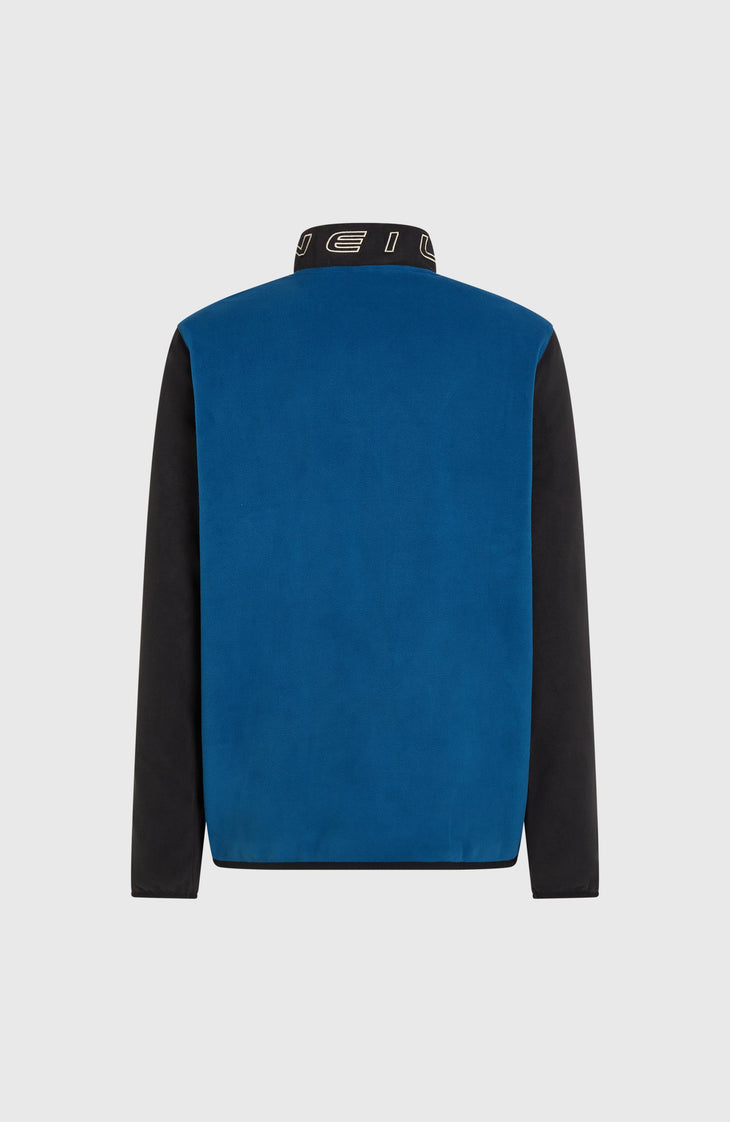 FWC'Cruz Triple Polartec® fleecetrui met halve rits | Regal Blue Colour Block