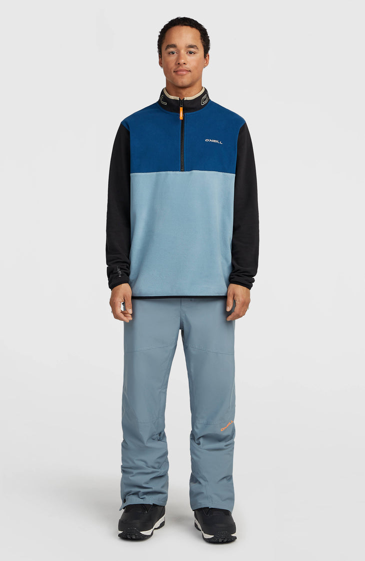 FWC'Cruz Triple Polartec® fleecetrui met halve rits | Regal Blue Colour Block
