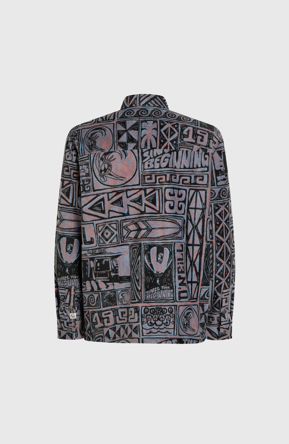 O'Riginals Superfleece overhemd | Purple Stamps