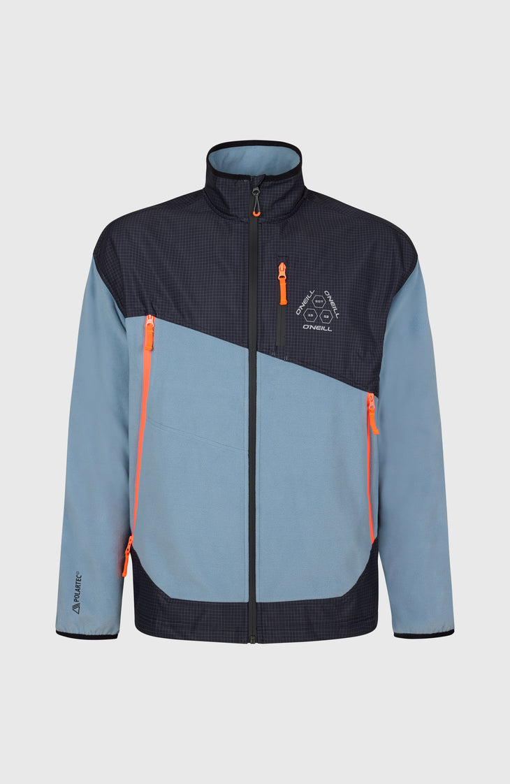 FWC'Peak Polartec® Fire Hyperfleece vest met volledige rits | Murky Water Colour Block