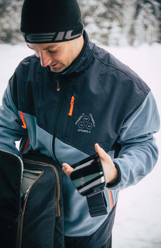 FWC'Peak Polartec® Fire Hyperfleece vest met volledige rits | Murky Water Colour Block