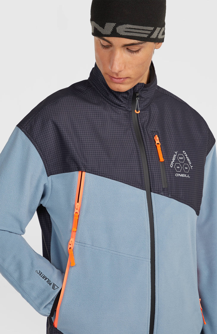 FWC'Peak Polartec® Fire Hyperfleece vest met volledige rits | Murky Water Colour Block