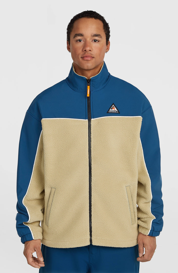 FWC'Play Hyperfleece vest met volledige rits | Regal Blue Colour Block