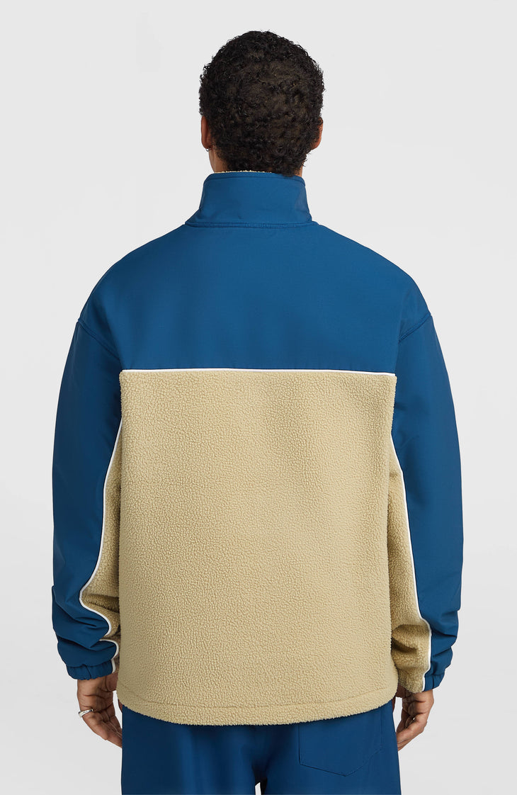 FWC'Play Hyperfleece vest met volledige rits | Regal Blue Colour Block