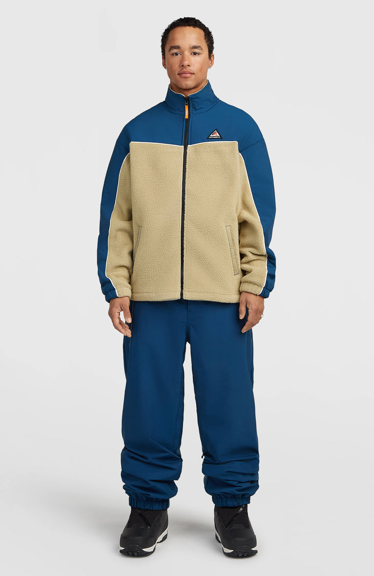 FWC'Play Hyperfleece vest met volledige rits | Regal Blue Colour Block