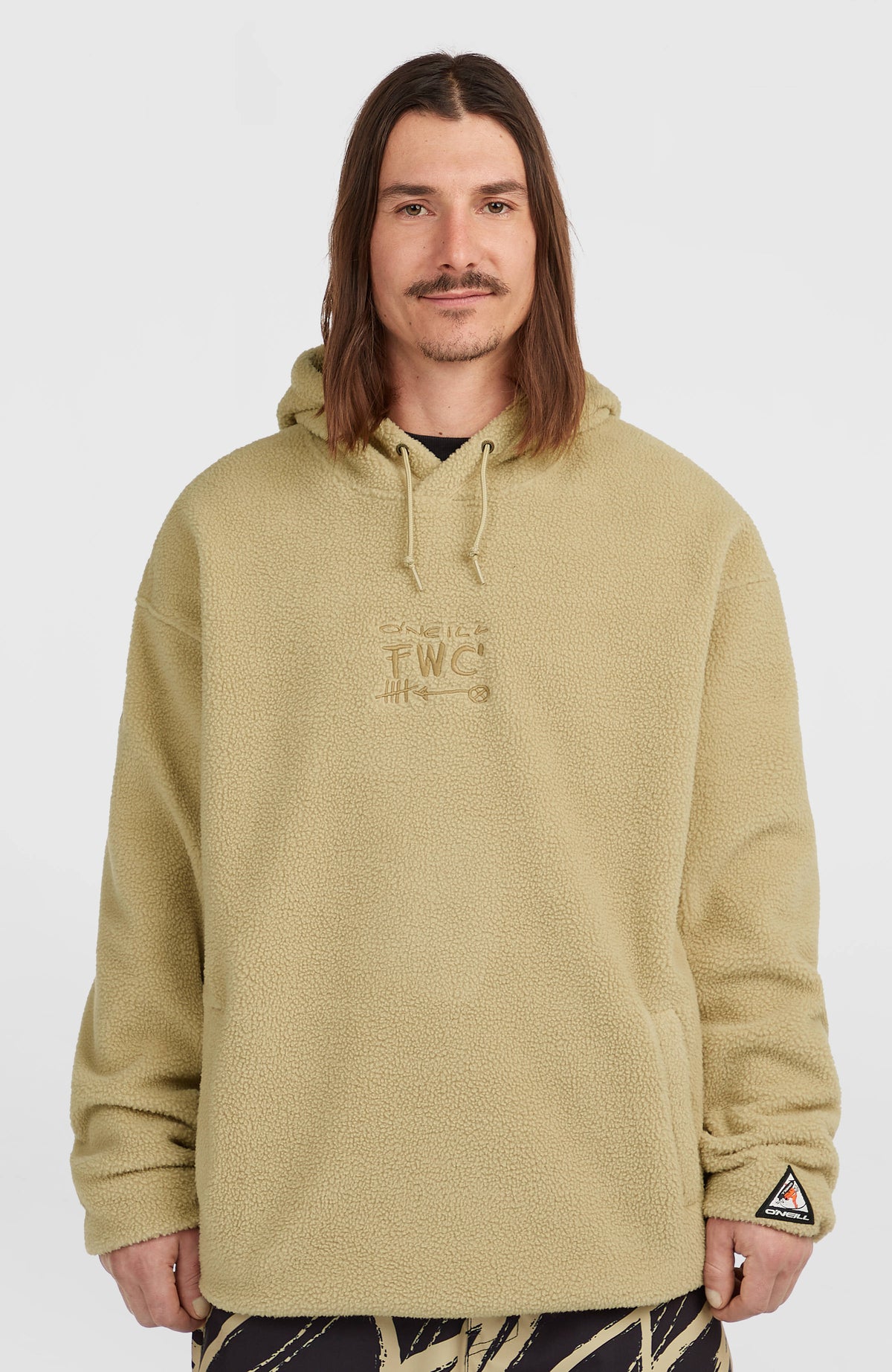FWC'Play hoodie van hoogpolig fleece | Olive Blush