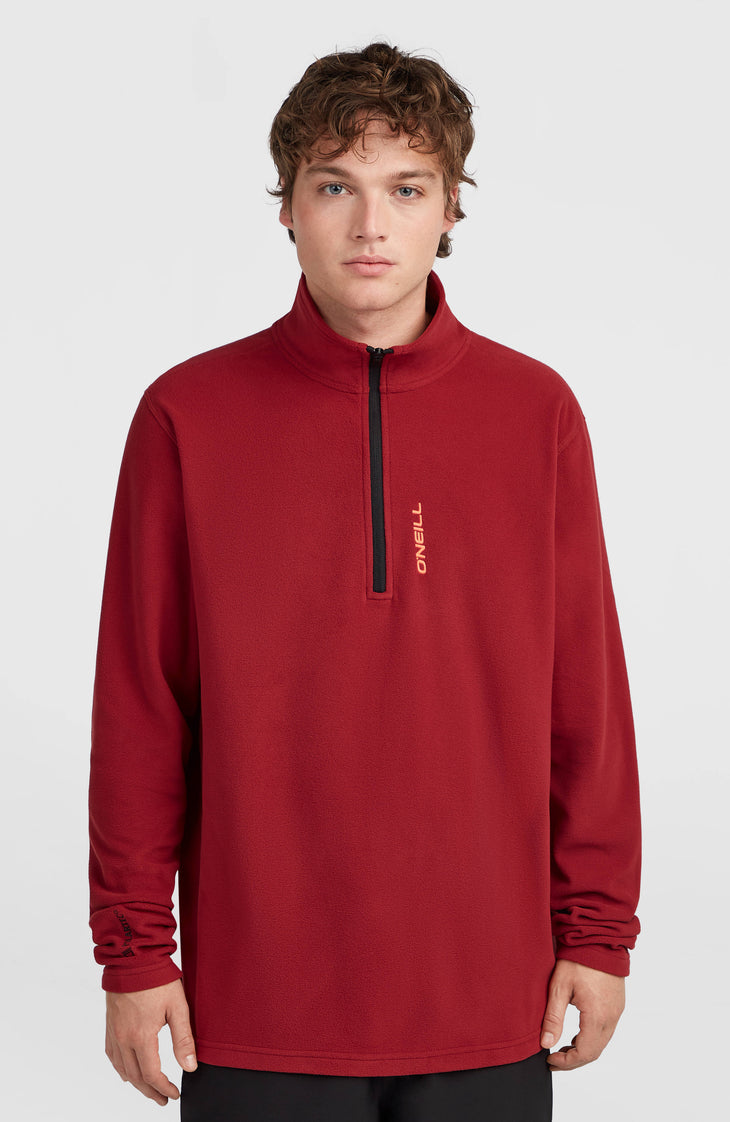 FWC'Cruz Jack's Polartec® fleecetrui met halve rits | Tamarillo