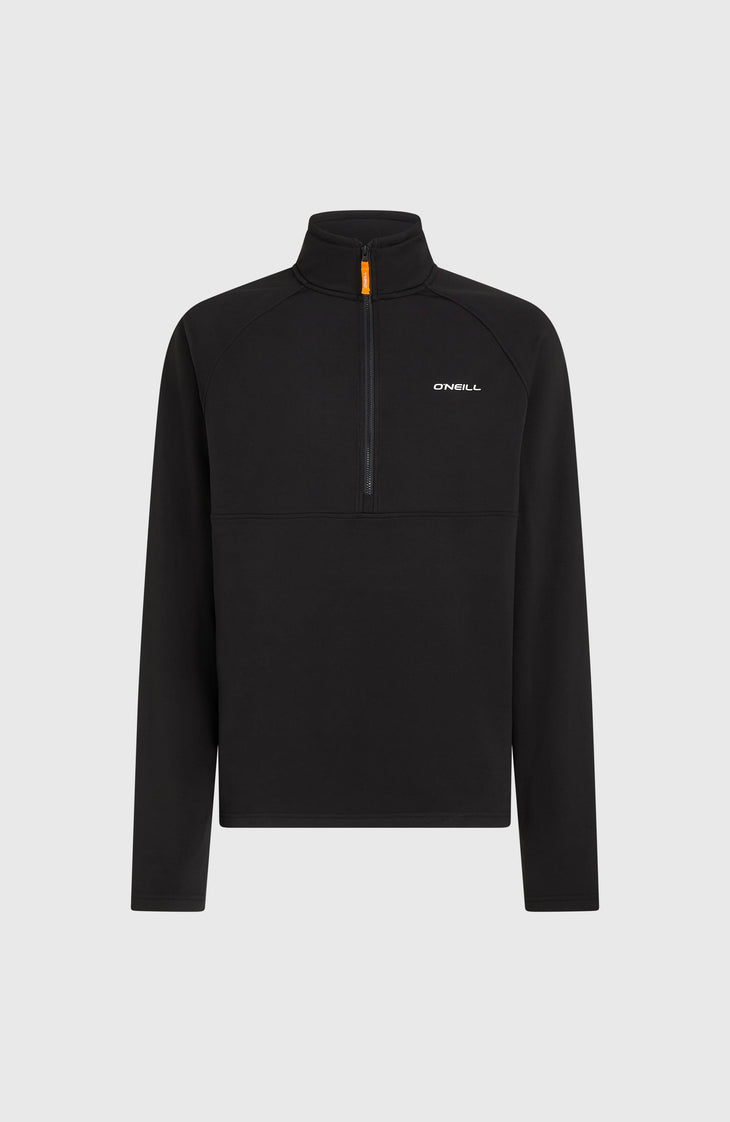 FWC'Cruz fleecetrui met halve rits | Black Out