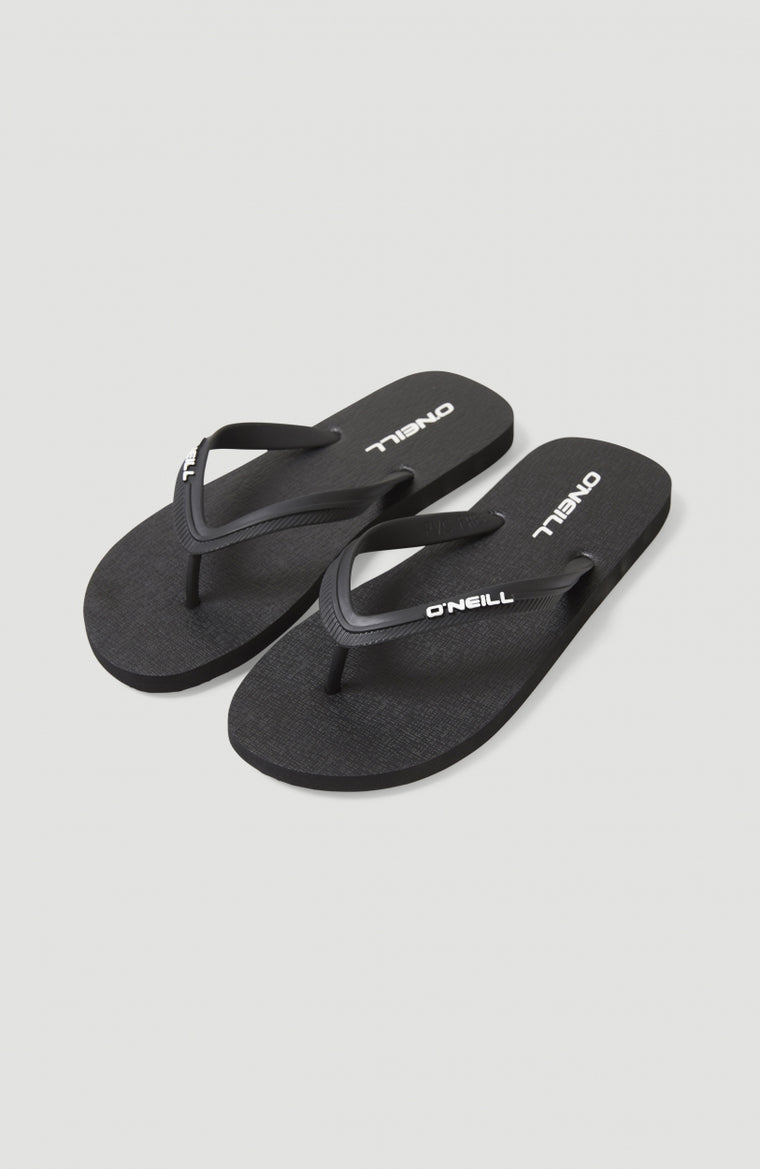 Slippers Profile Small Logo | Black Out Slippers Profile Small Logo | Black Out