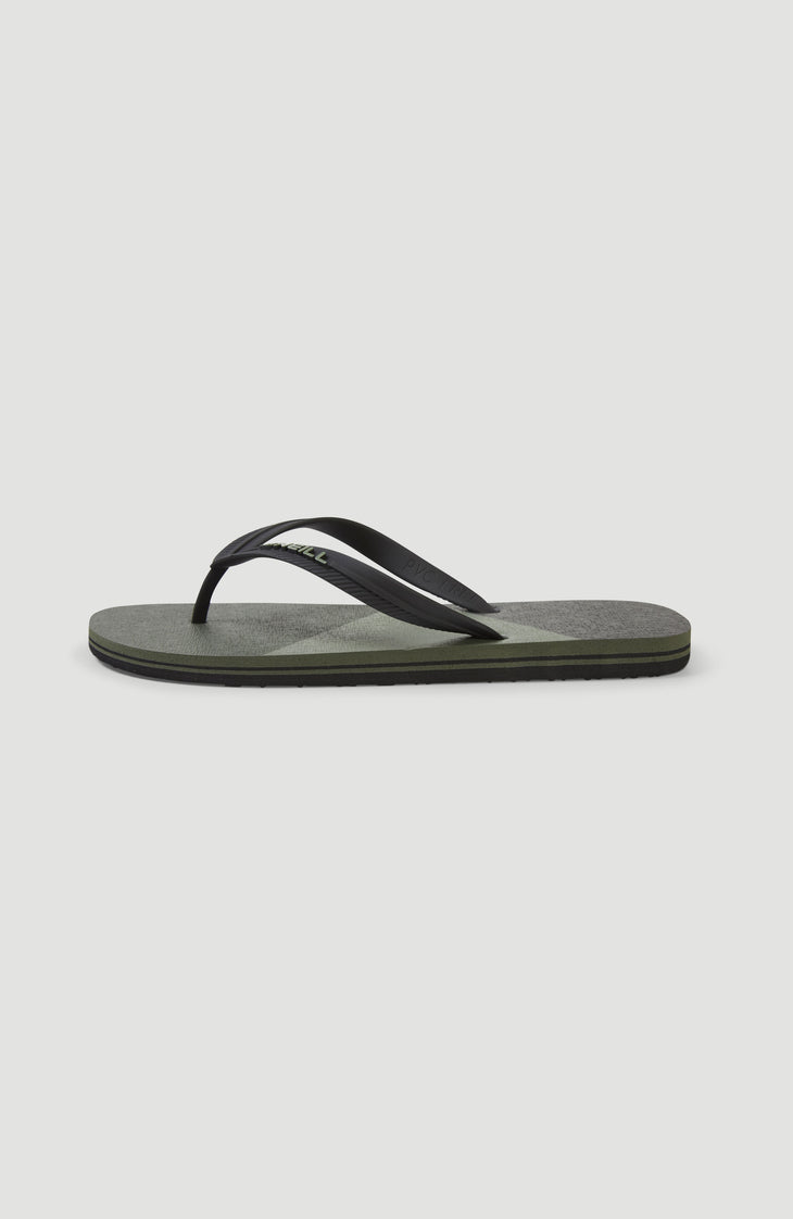 Profile Colour Block Sandalen | Deep Lichen Green Colour Block