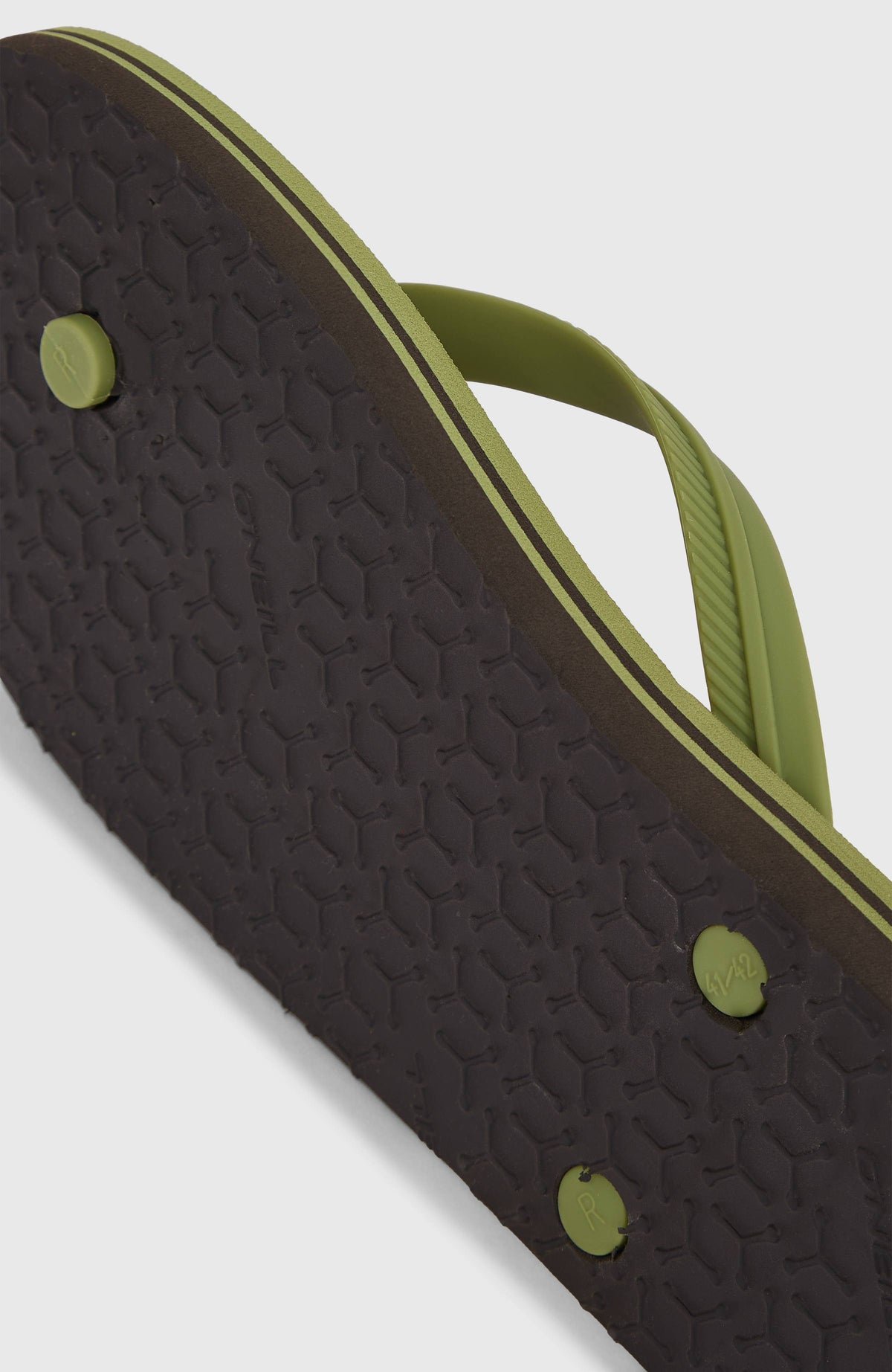 Profile Graphic slippers | Green Dusty Flower