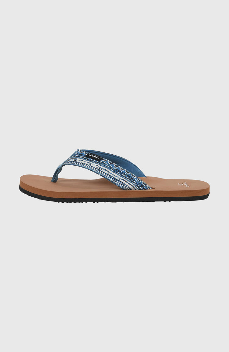 O'Neill stoffen slippers | Blue Pressed Lines