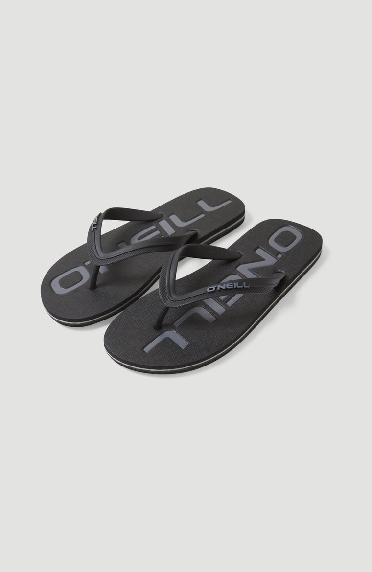 Profile Logo slippers | Black Out Profile Logo slippers | Black Out
