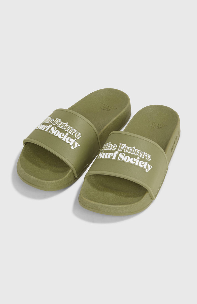 Future Surf Society uniseks slippers | Avery Fern Future Surf Society uniseks slippers | Avery Fern
