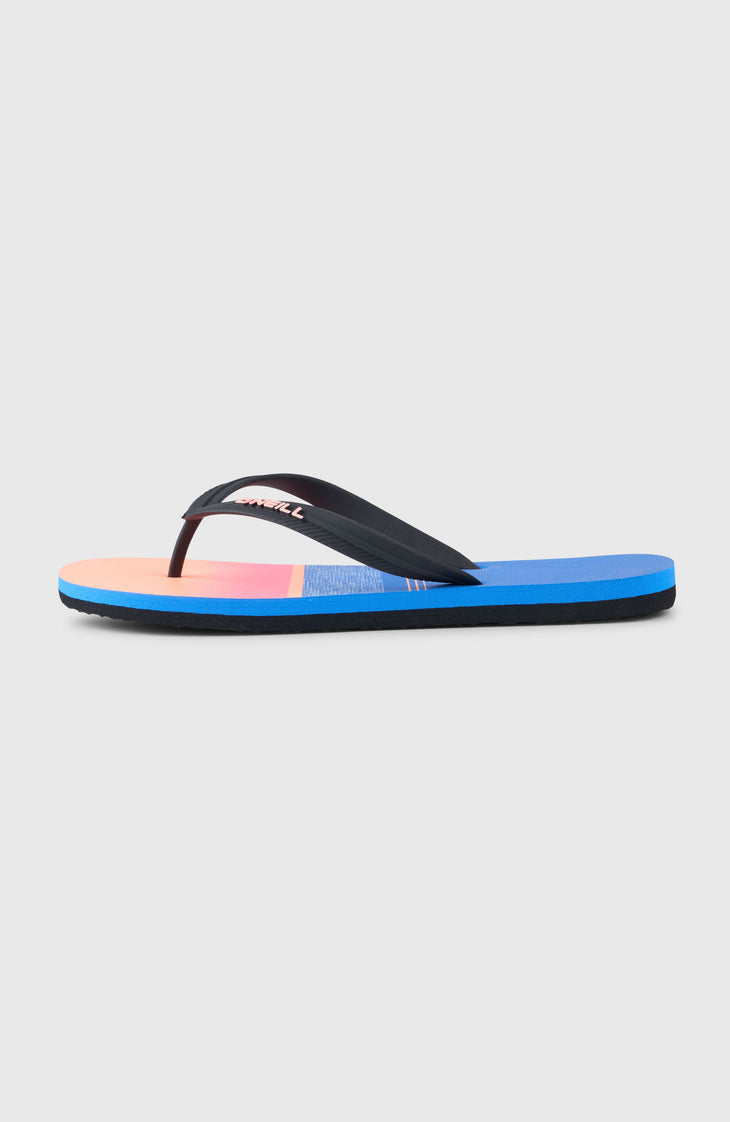 Profile Graphic slippers | Blue Gradient Stripe