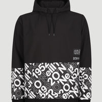 Softshell Hoodie Jas | Black Out Colour Block