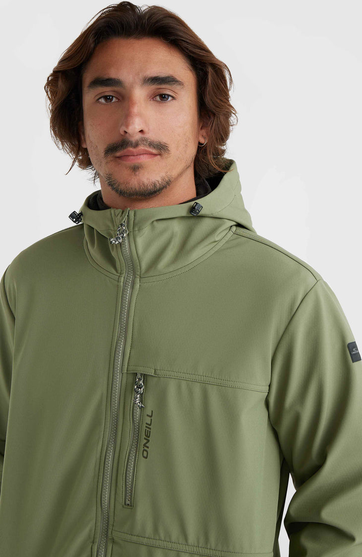 O'Neill TRVLR Series softshelljas | Deep Lichen Green