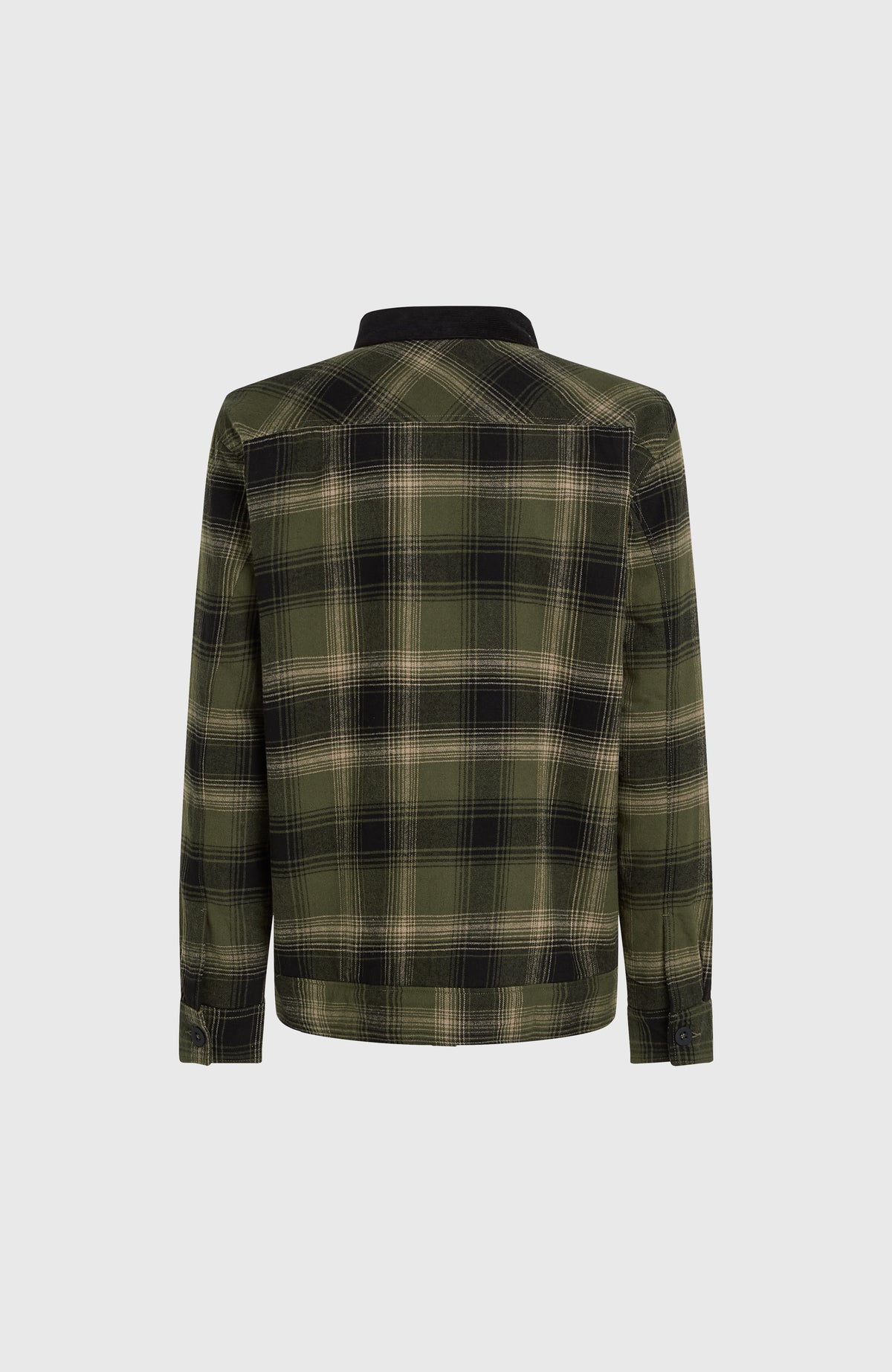 Jas met fleecevoering | Green Check Small