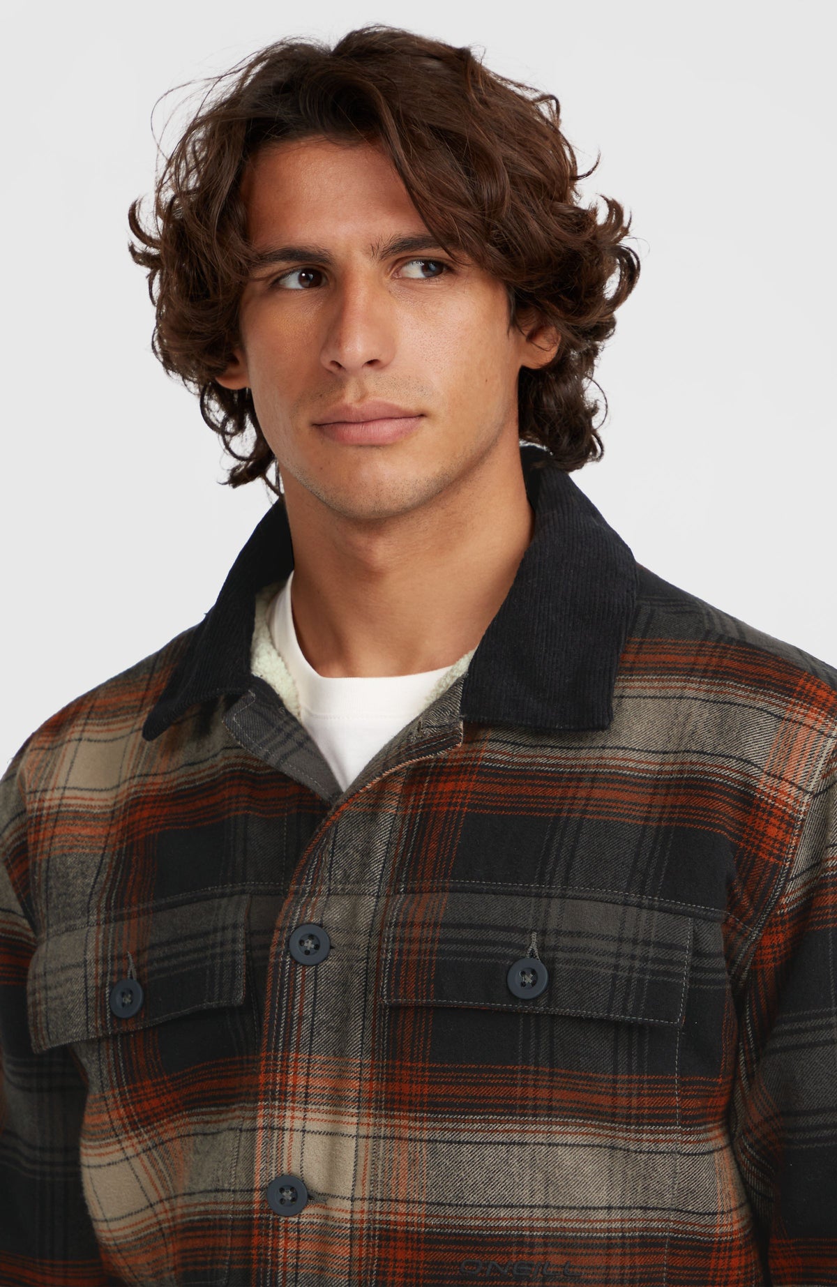 Jas met fleecevoering | Grey Check Small