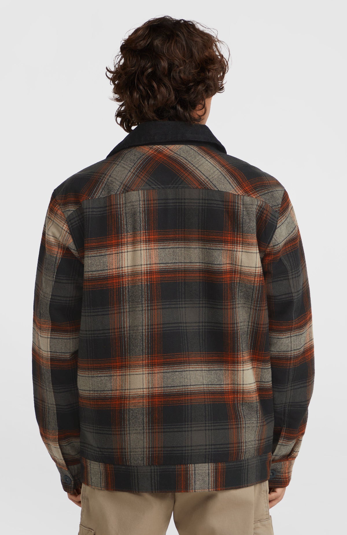 Jas met fleecevoering | Grey Check Small