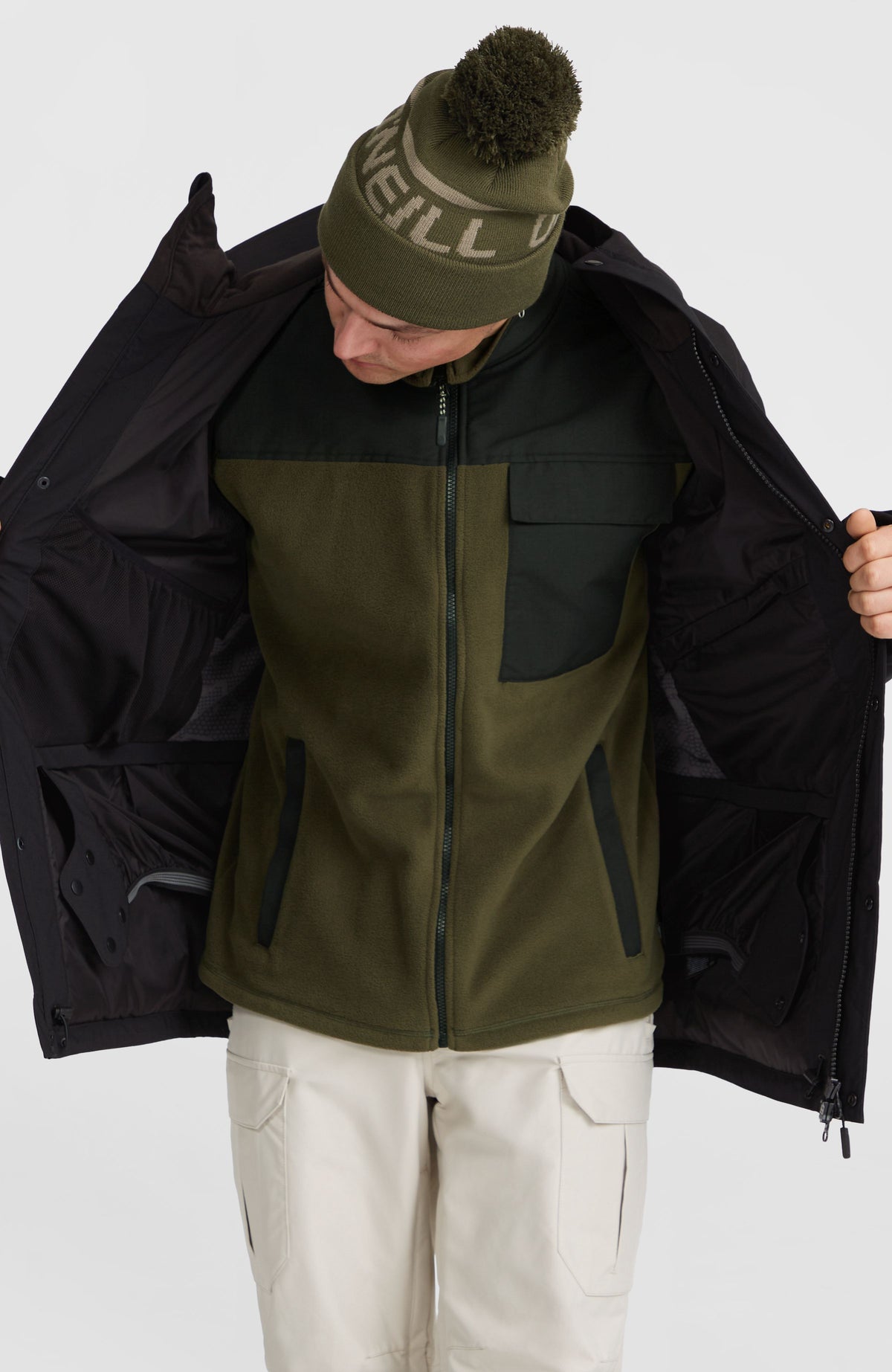 Utility Pro Hybrid wintersportjas | Black Out